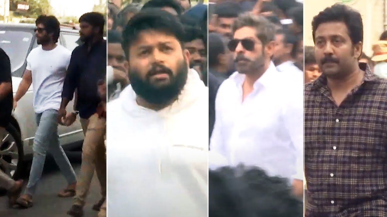 TFI Celebs Exclusive Visuals @ Superstar Krishna House | Vijay Deverakonda | Thaman | Manastars