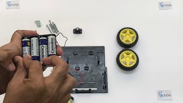 DIY Robotic Kit Assembling 6 - (Battery) - EDVON Robotics