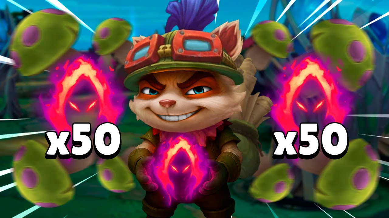 ¿50 COSECHAS? PRUEBAN el VERDADERO TERROR de TEEMO con ESTA BUILD😈