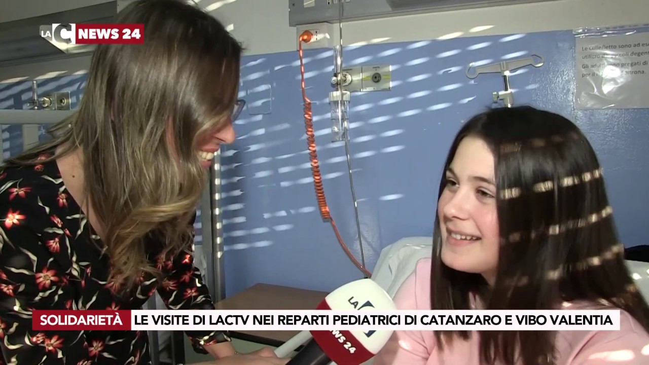 notizie del giorno LE VISITE DI LACTV NEI REPARTI PEDIATRICI DI CATANZARO E VIBO VALENTIA