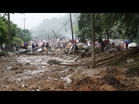 At least 12 killed in central Colombia landslide