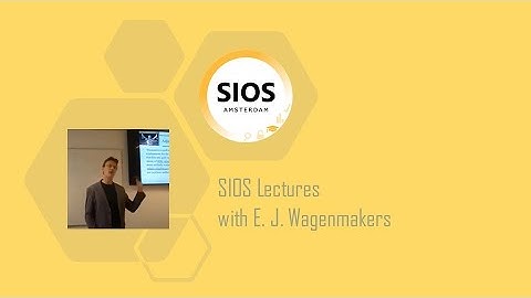 SIOS Lecture - "The Inconvenient Truth - The p-value" by Eric-Jan Wagenmakers
