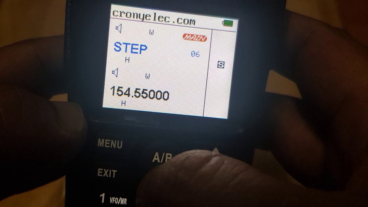 วิธีปรับสเต็ป Step Motorola gp3688 Plus