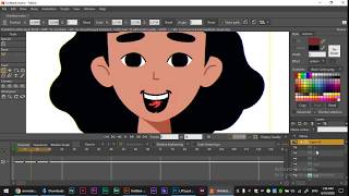 19- Switch layers in Moho Anime Studio: Switch layer
