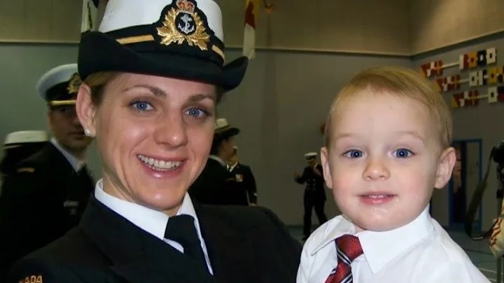 Officer says Canadian navy made her choose : child...