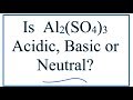 Acidity and Reactions of Aluminum Compounds