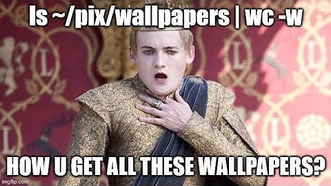 How UNIX chad collect wallpapers from internet?