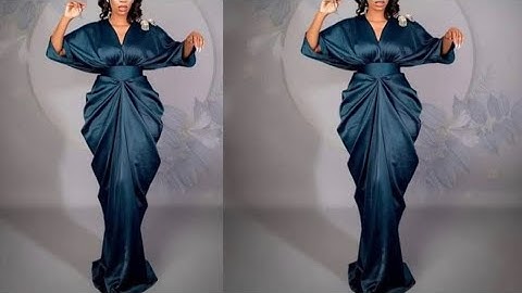 How to sew this beautiful cowl skirt