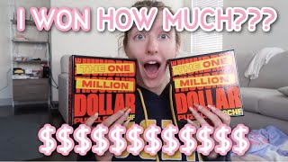 SOLVING TWO OF THE 1 MILLION DOLLAR PUZZLES FROM MSCHF | Time Lapse + How Much Money I Won!!