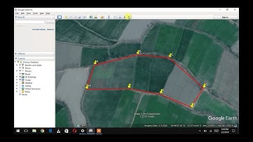 How to  create / draw boundary on Google Earth | property polygon