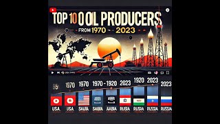 Top 10 Countries Producing Oil For The Period 1970-2023  (In 1000 Barrels Per Day)