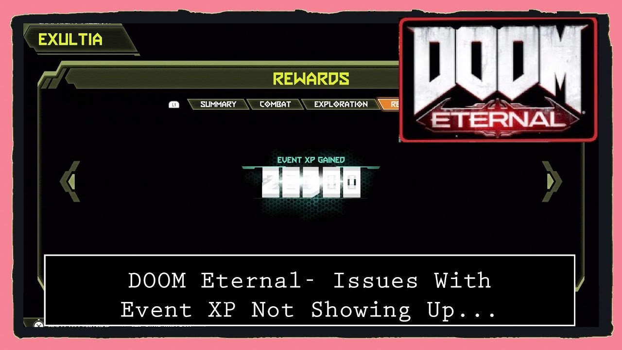 DOOM Eternal- Event Points Not Registering...