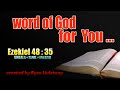 The Bible Words Ezekiel 48 : 35- Sinhala+Tamil+English - Word of God - T...