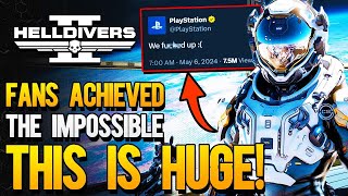 Helldivers 2 Players are Unstoppable! Sony Finally Admits Defeat &amp; New Updates from Arrowhead CEO