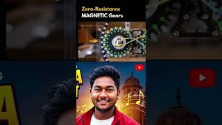 Zero Friction Magnetic Gears 🔥 Future of Silent Machines!#viralvideo #sciencefacts #physics