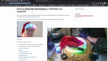 SantaHat with an Arduino Nano and NeoPixels