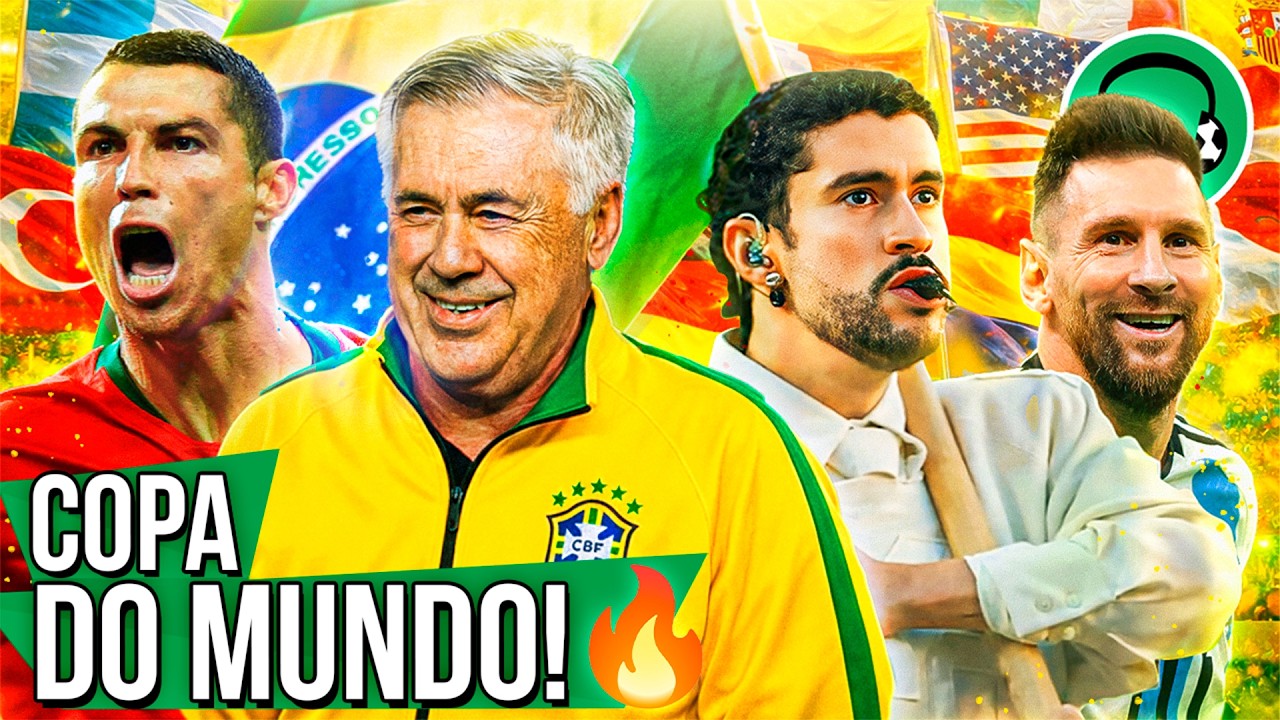 ♫ CHEGA LOGO COPA DO MUNDO!!! | Paródia DtMF e Monaco - Bad Bunny