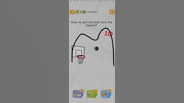 How to put the ball ? 🏀😲😁draw 2 save level 254 #shorts #youtubeshorts #shortvideo #gaming  #games