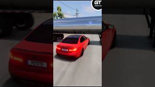 Какая Машина Проедет Под Фурой? 😱 Часть 1 Beamng Drive #Shorts