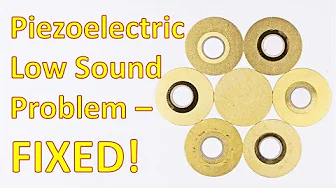 Electronics-Piezo Elements Too Quiet (Fixed)