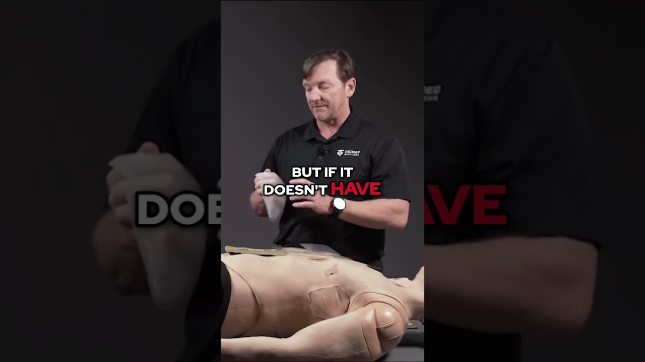 A Better Way to Apply Chest Seals: Avoiding Sticky Situations