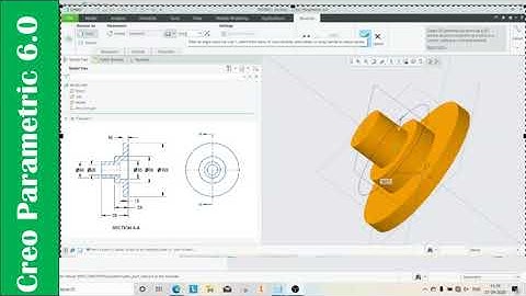 Creo 6.0 Tutorial: Revolve Command Tutorials for Beginners