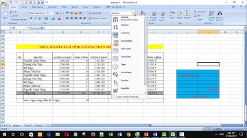 TỰ HỌC EXCEL CƠ BẢN #17  định dạng 2 Định dạng dữ liệu trong excel 2007