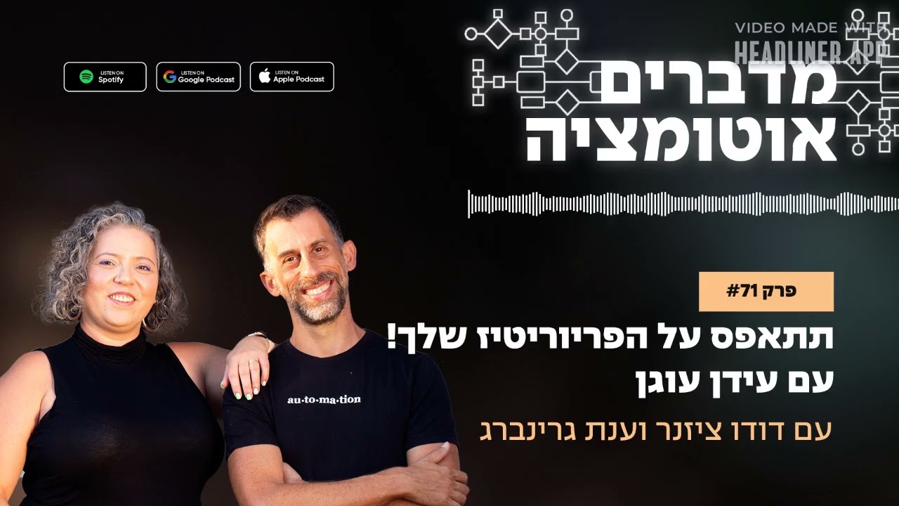 פרק 71 - תתאפס על הפריוריטיז שלך! עם עידן עוגן