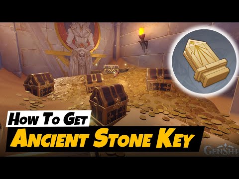 How to Get Ancient Stone Key | Since Her Foes Rage Like Great Waters Quest | Genshin Impact 3.4