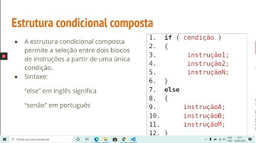 Estrutura Condicional Composta