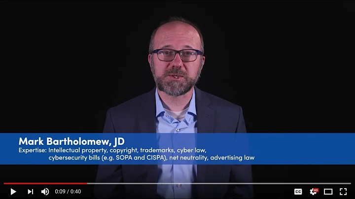 Mark Bartholomew, UB Faculty Expert on Internet Law