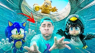 SOBREVIVI AO BUNKER INUNDADO!! 😱 (FICAMOS PRESOS?!)... - Garrys Mod