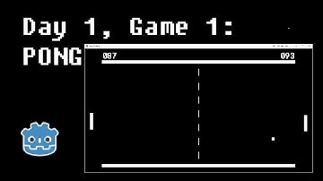 I made Pong in Godot in a day (20 games Challenge #1)