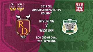 2019 Country Rugby League Rep - Johns and Daley Cup - Round 2 - Bulls v Rams