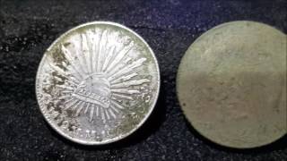 great metal detecting hunt, 9 silver coins in 4 hours by William Watts 198 views 7 years ago 11 minutes, 8 seconds