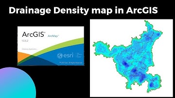 Drainage Density Map in ArcGIS| Line Density Map in ArcGIS
