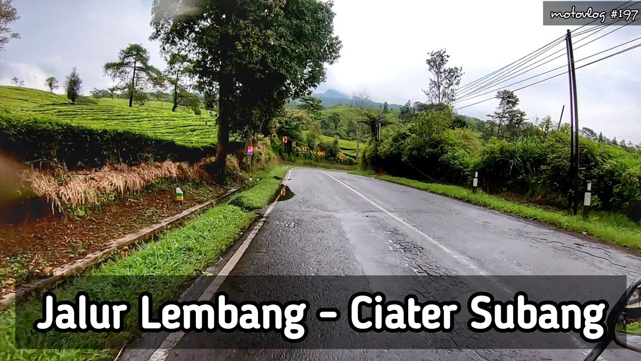 Jalan Lembang Ciater Subang via Tanjakan Emen
