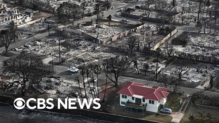 How a nearly 100-year-old "miracle house" survived the Lahaina wildfire