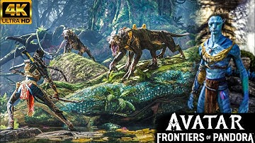AVATAR FRONTIERS OF PANDORA NEW GAMEPLAY 4K - UNREAL ENGINE 5 CINEMATIC 4K HDR - NEW PS5 GAME
