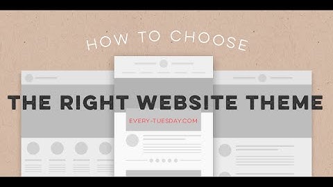 How to Choose the Right Wordpress Website Theme