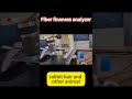 What is Fiber fineness analyzer #automobile #tester #machine #robot #burning #factory carseat