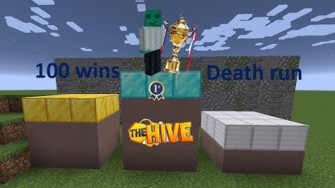 The champ! 100 wins and Hive update - Minecraft Java Deathrun