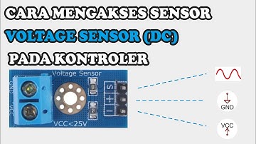 VOLTAGE SENSOR  •  ARDUINO  •  How to Access the Voltage Sensor on the Controller