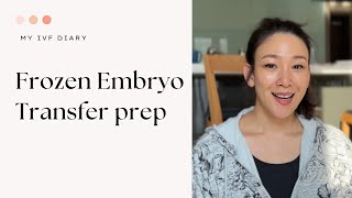 Preparing my body for Frozen Embryo Transfer | FET protocol and hormones | #IVF #embryotransfer #FET