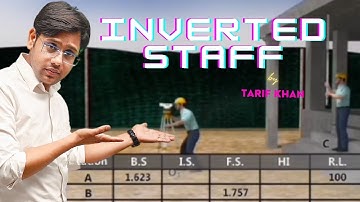 Inverted Staff reading and HI method of levelling by Tarif sir