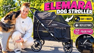 ELEMARA Large Dog Stroller Review | Help Senior Dogs Enjoy Walks Again