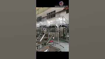 Bucket chain feeding machine refilling elevator feeding machine work platform for bag packaging mach
