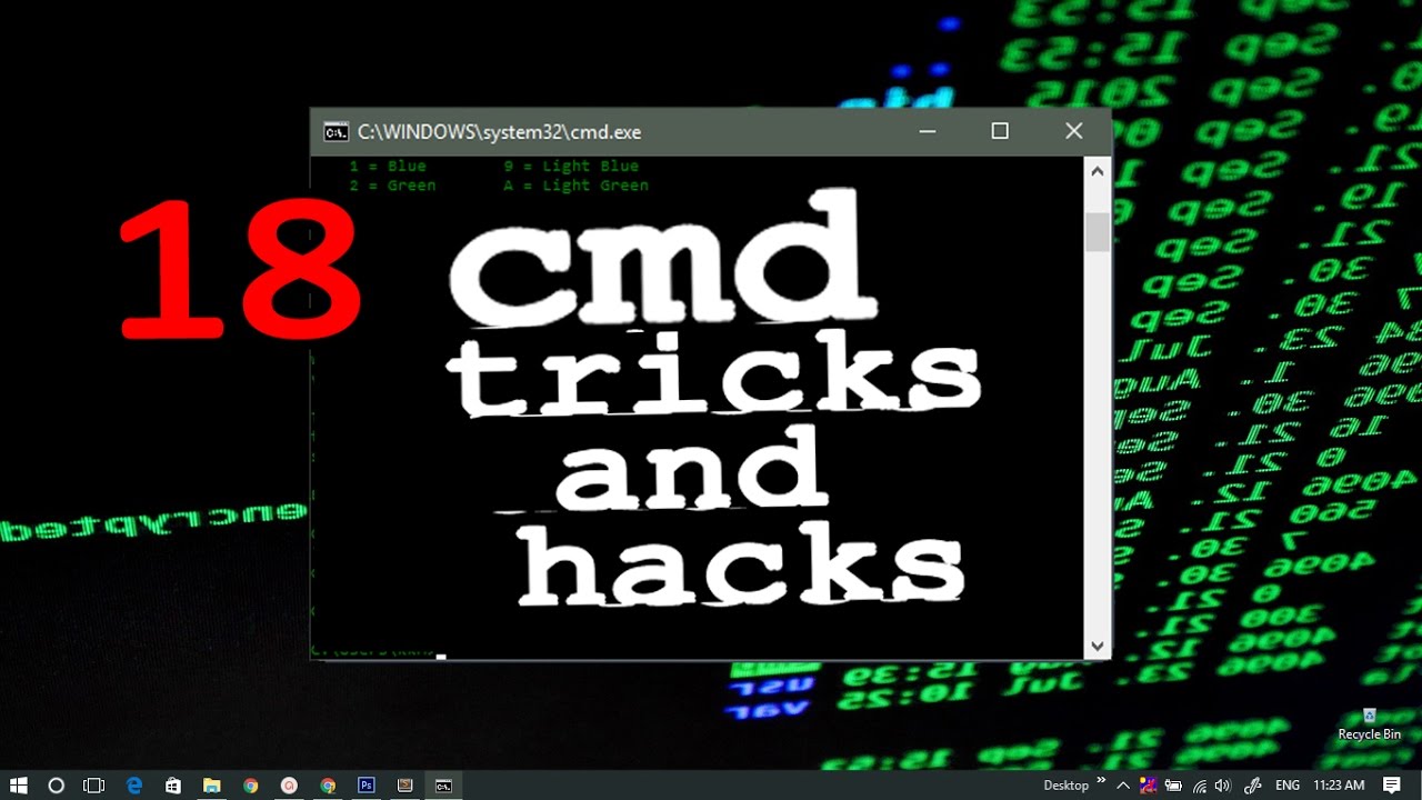 CMD HACKS: Best Way To Look Like a Hacker 