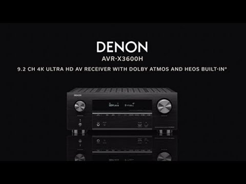 Upgrade to High-Power Home Cinema: Denon AVR-X3600H 9.2ch 4K Ultra HD AV Receiver