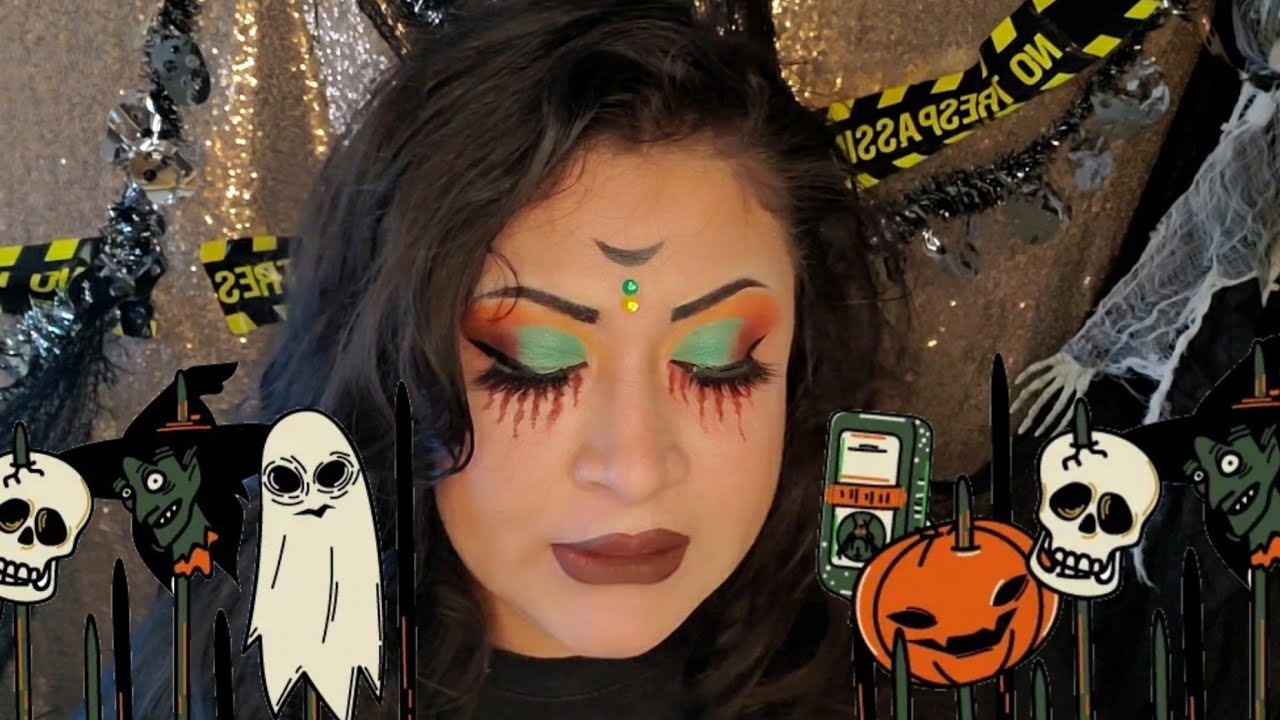 Witchy makeup look Collaboration with Nikki 